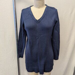 Charter Club blue v-neck sweater